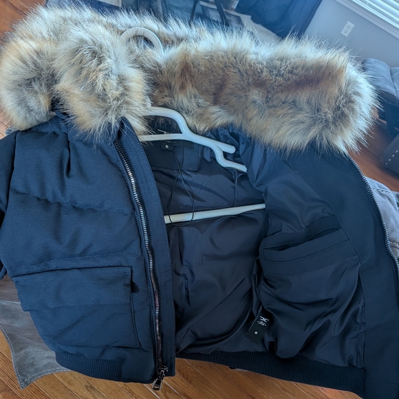 Jordan Craig puffer coat with fur hood - Picture 3 of 3